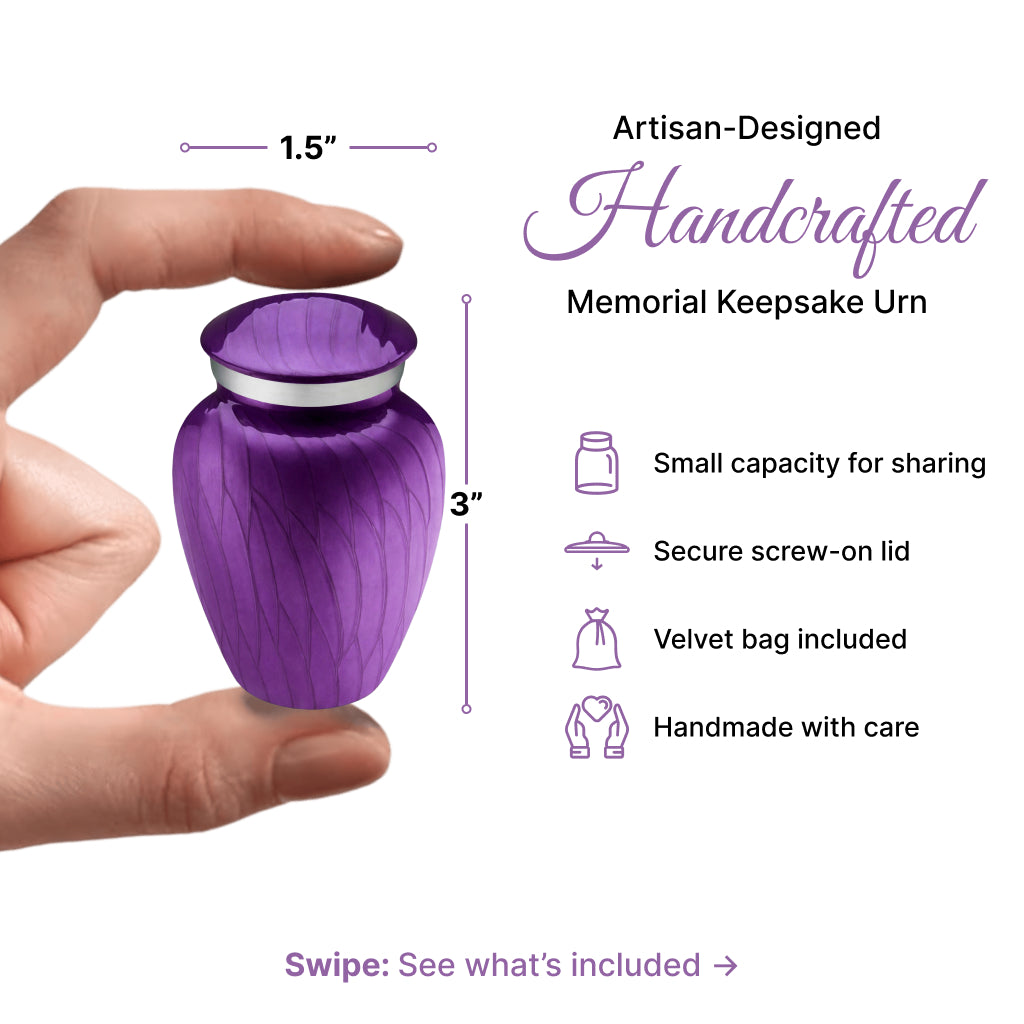 Serenity Curve Pearl Urn