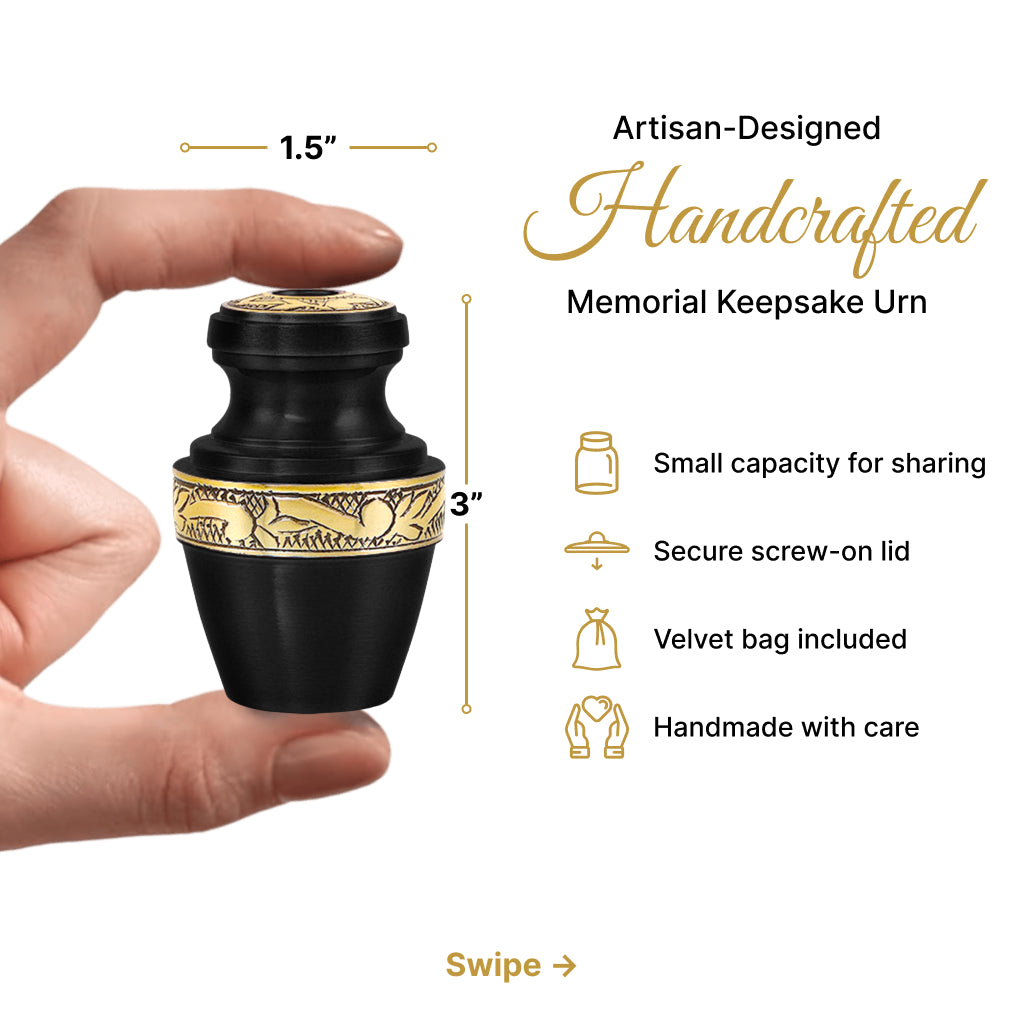 Engraved Grecian Cremation Urn