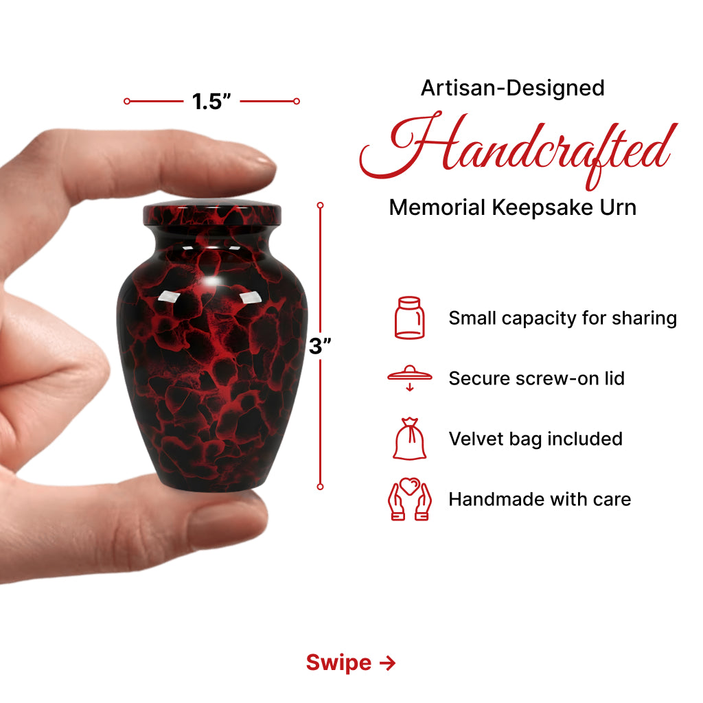 Motif Patch Cremation Urn