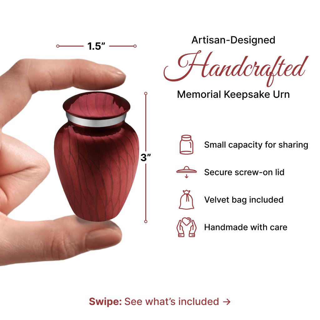 Serenity Curve Pearl Urn