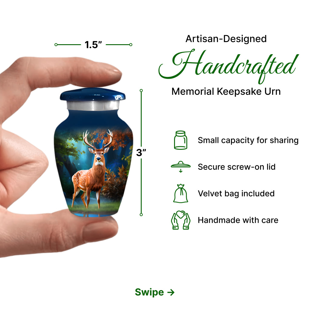 Deer Image Cremation Urn