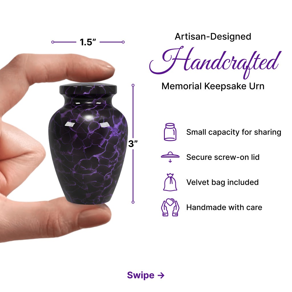 Motif Patch Cremation Urn