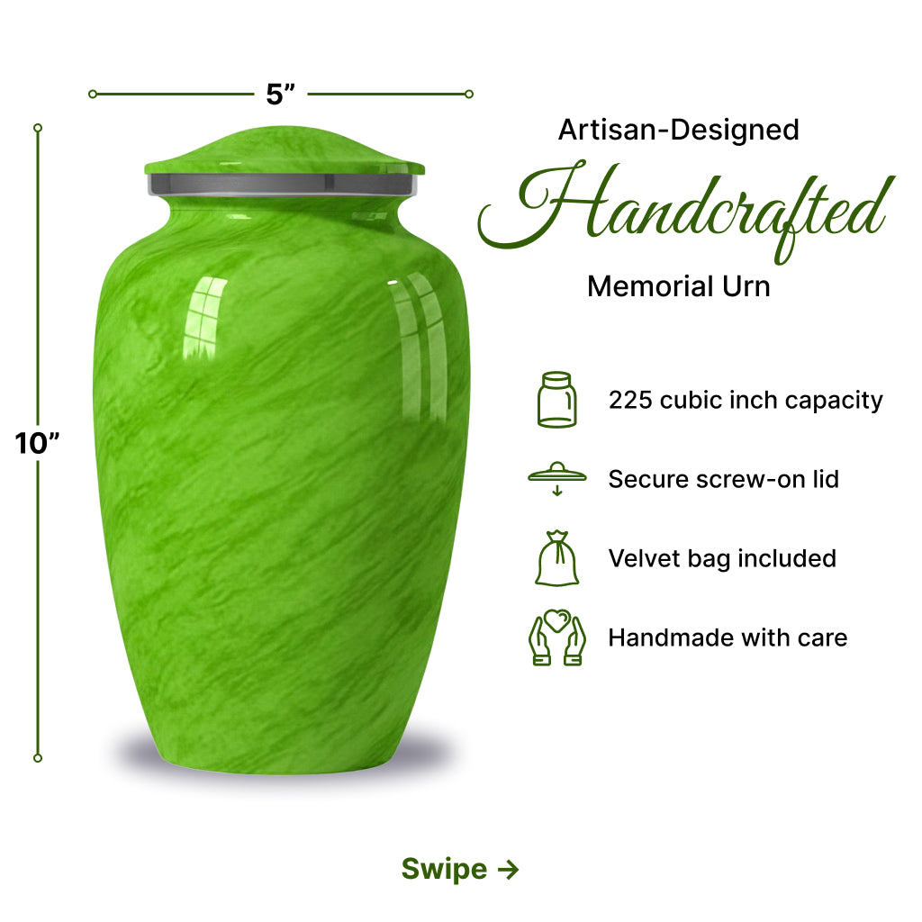 Motif Pastel Cremation Urn