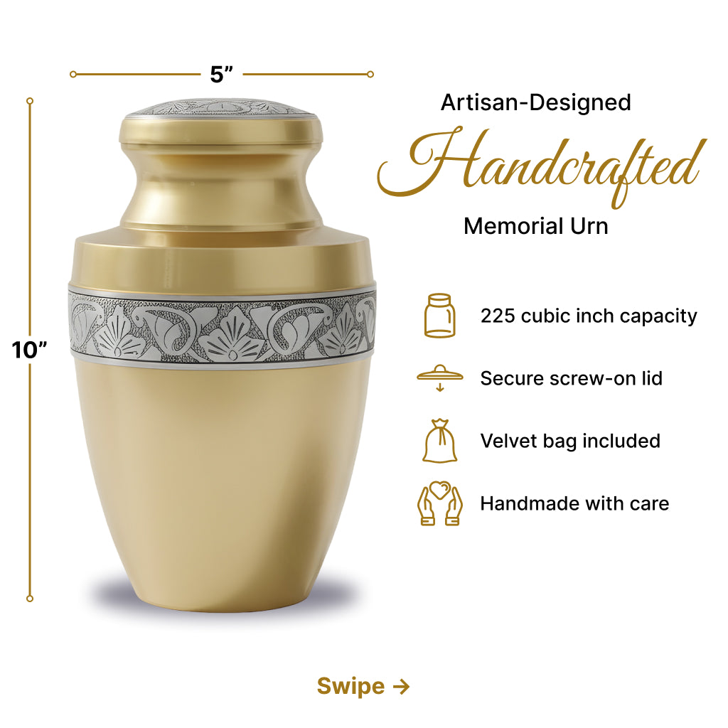 Serene Grecian Cremation Urn