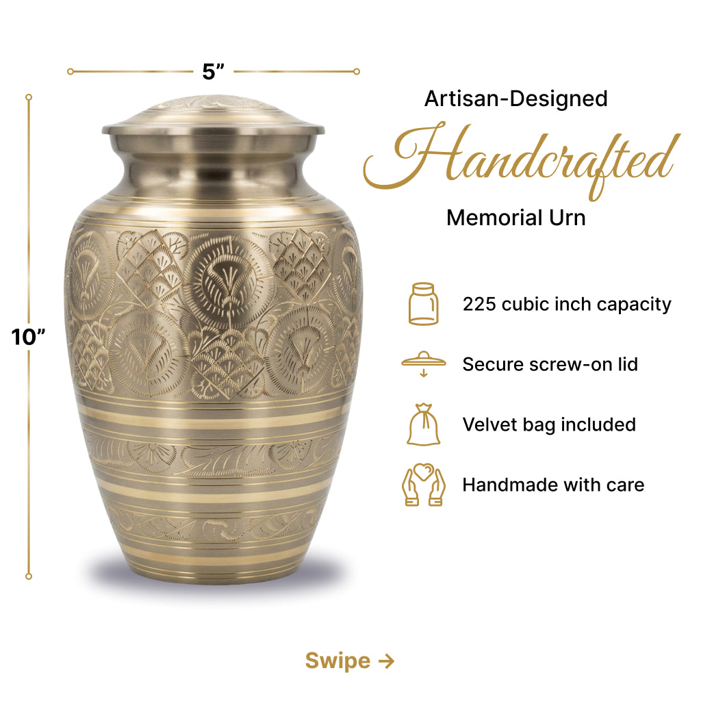 Heritage Brass Cremation Urn