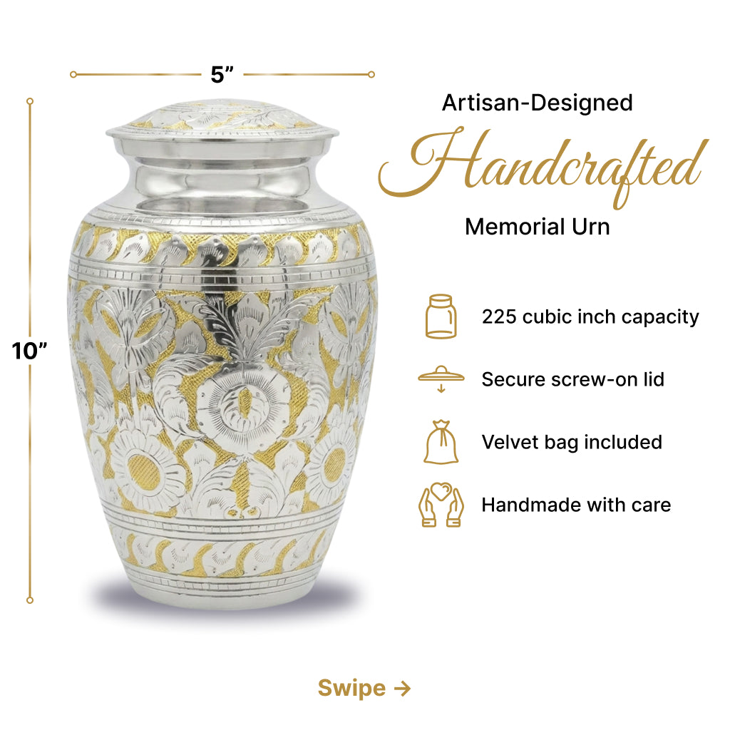 Heritage Brass Cremation Urn