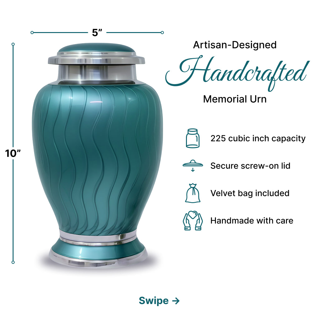 Vibrant Hotep Cremation Urn