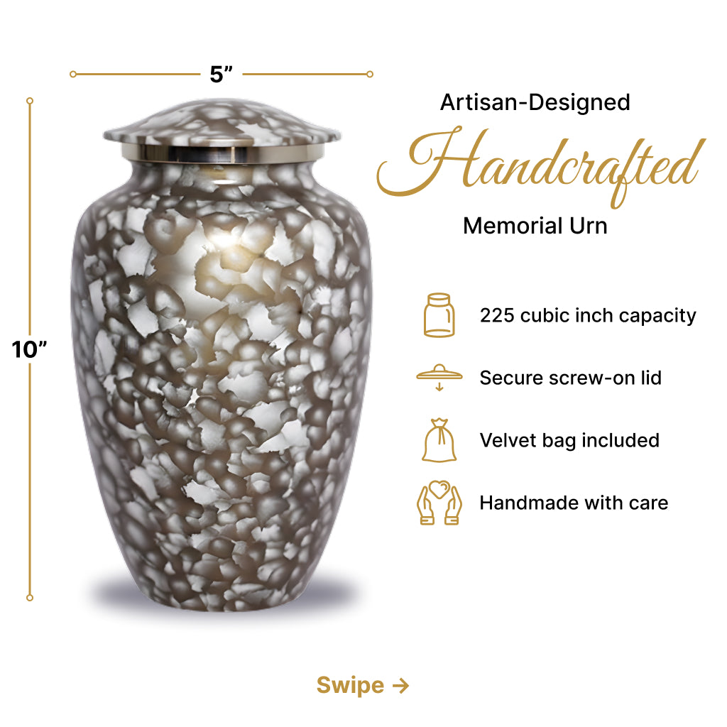 Motif Cloud Cremation Urn