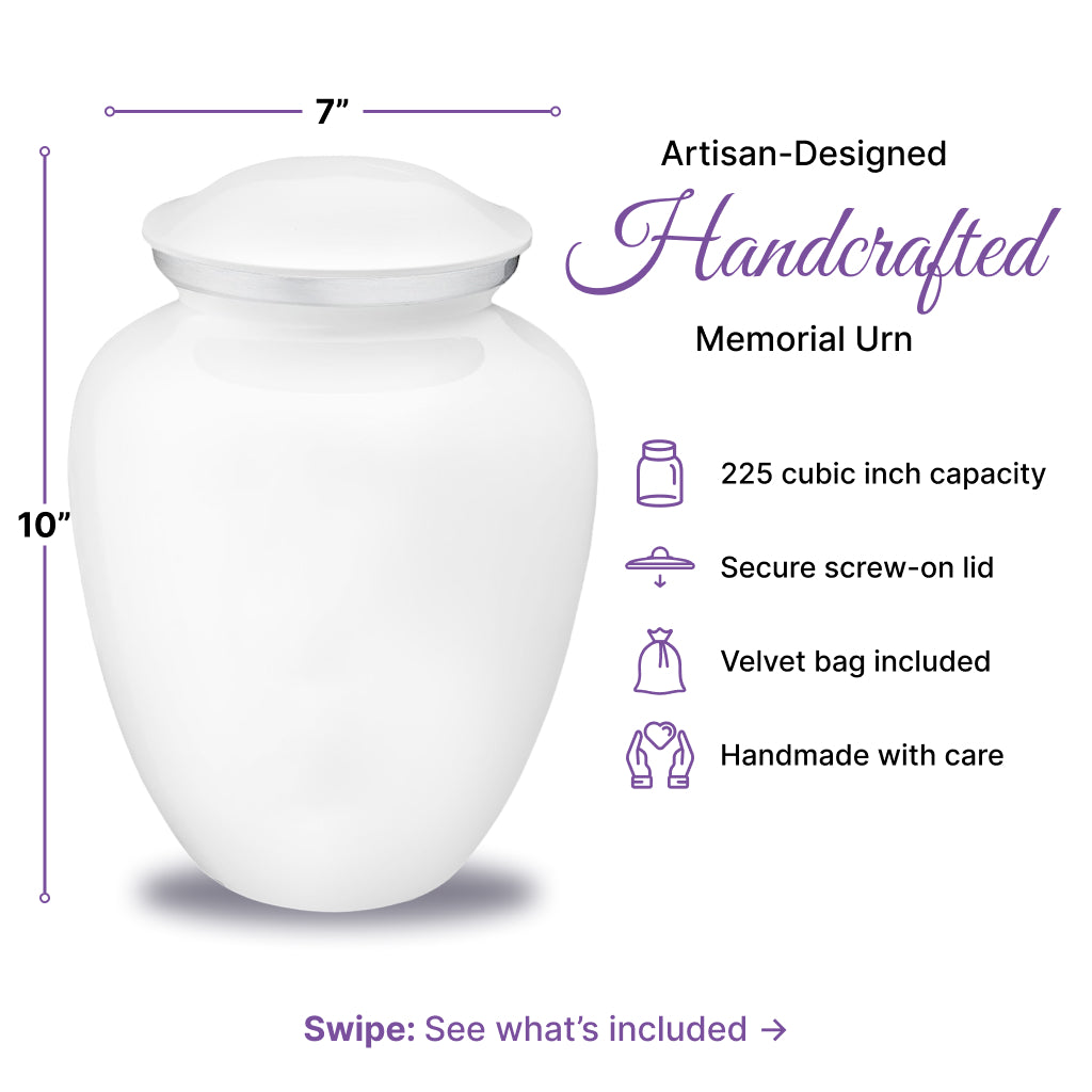 Serenity Curve Plain Urn