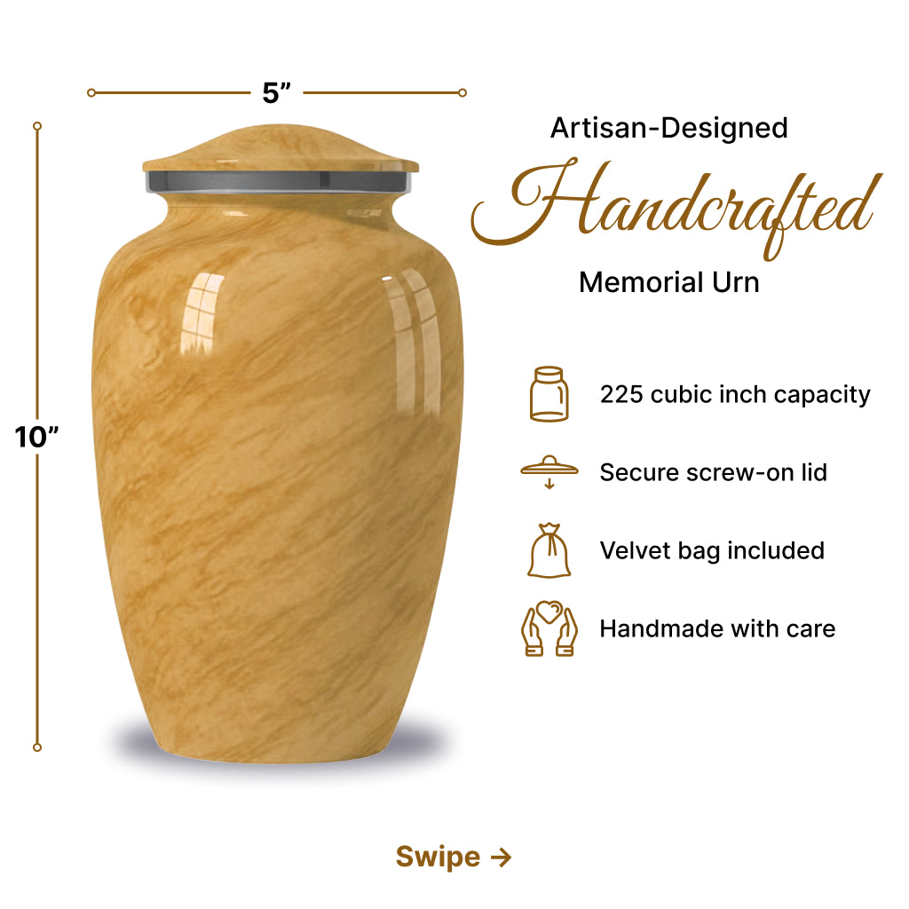 Motif Pastel Cremation Urn