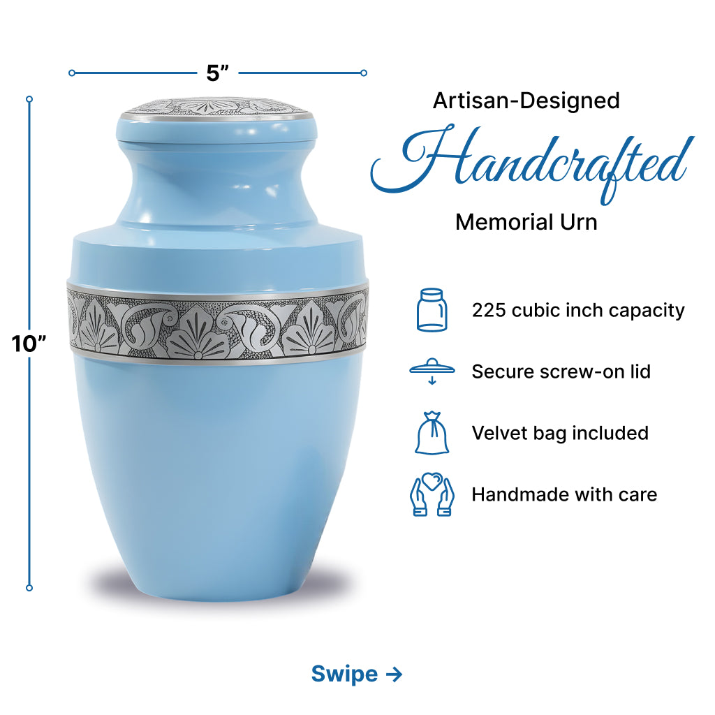 Serene Grecian Cremation Urn