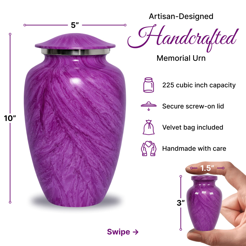 Motif Soft Feel Cremation Urn