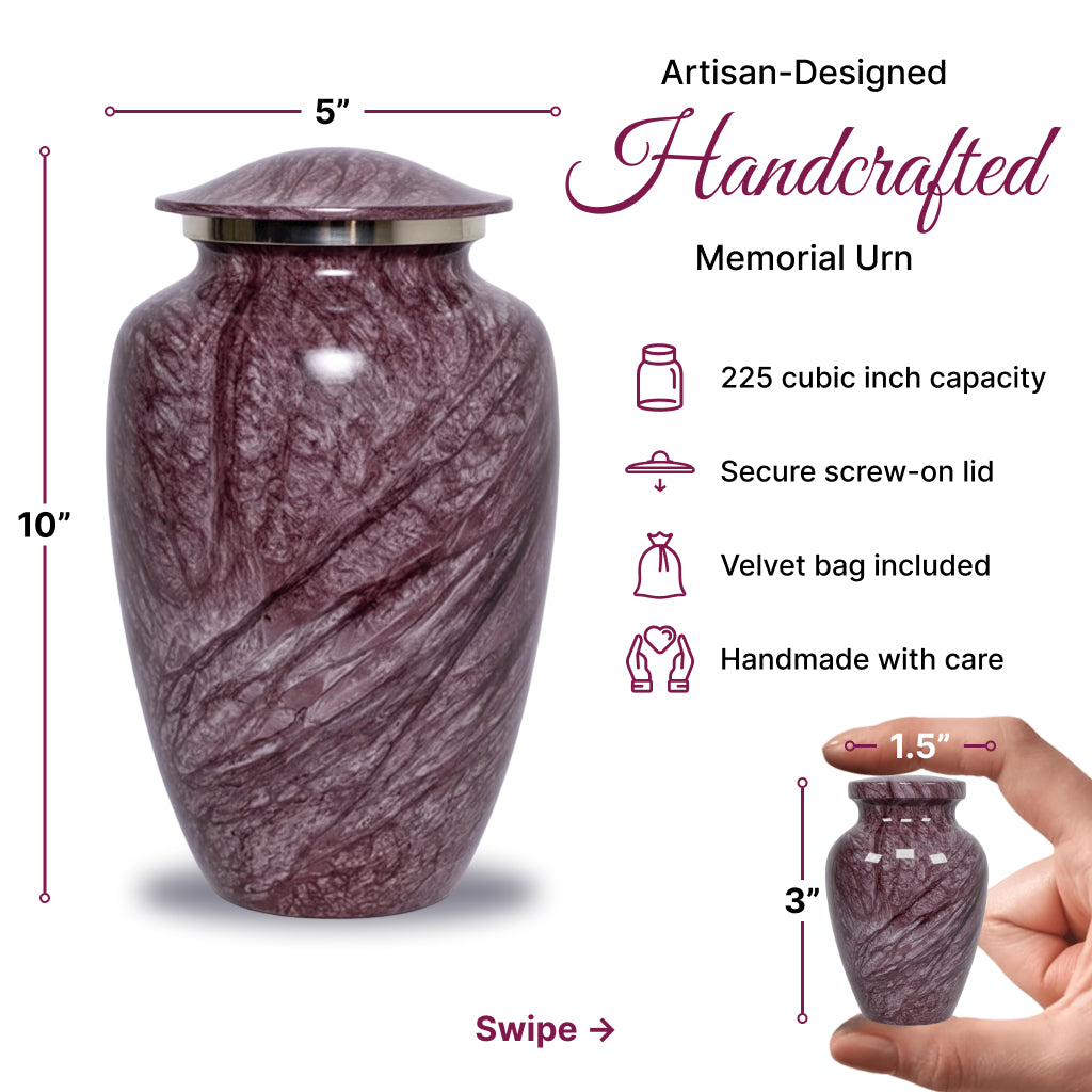 Motif Soft Feel Cremation Urn