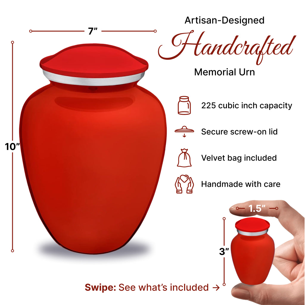 Serenity Curve Plain Urn