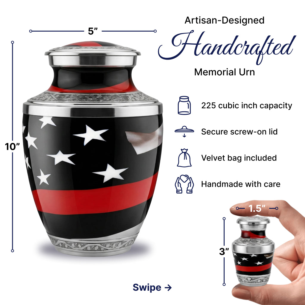 Eagle American Flag Premium Urn