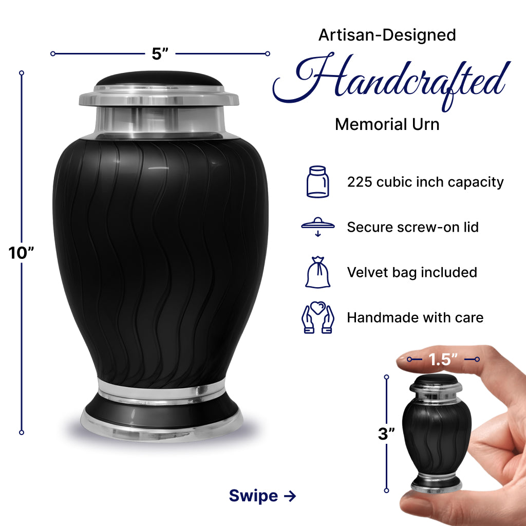 Minimalistic Hotep Cremation Urn