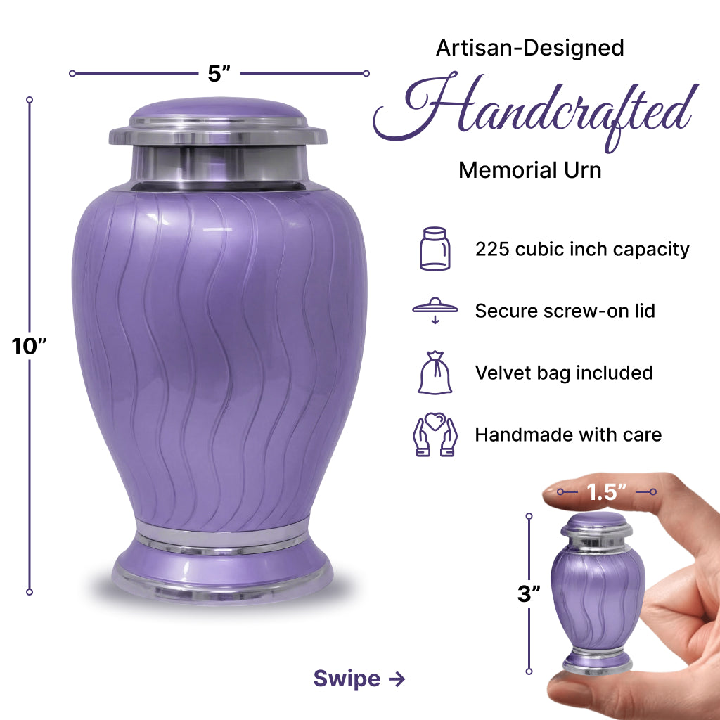 Elegant Hotep Cremation Urn