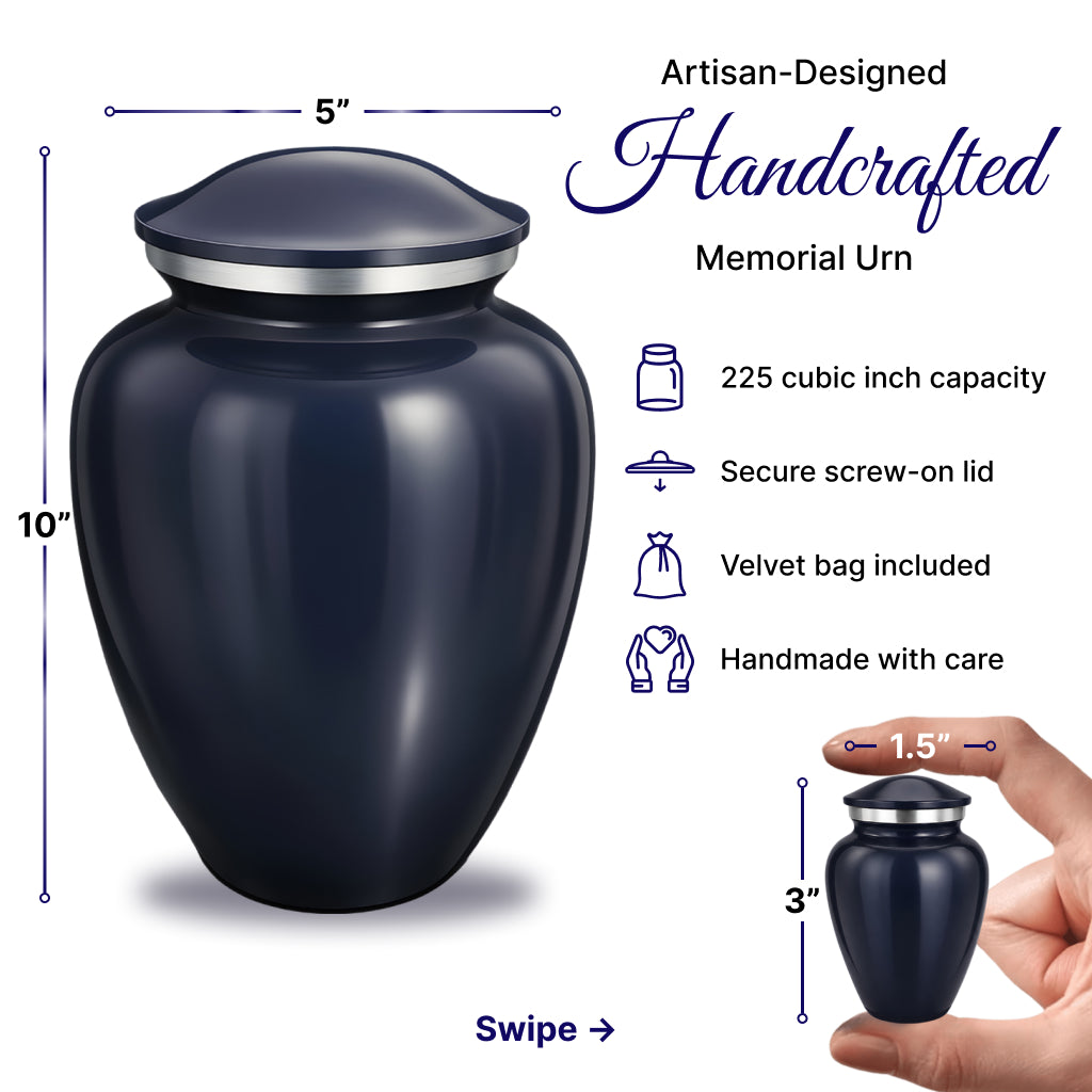 Serenity Curve Plain Urn