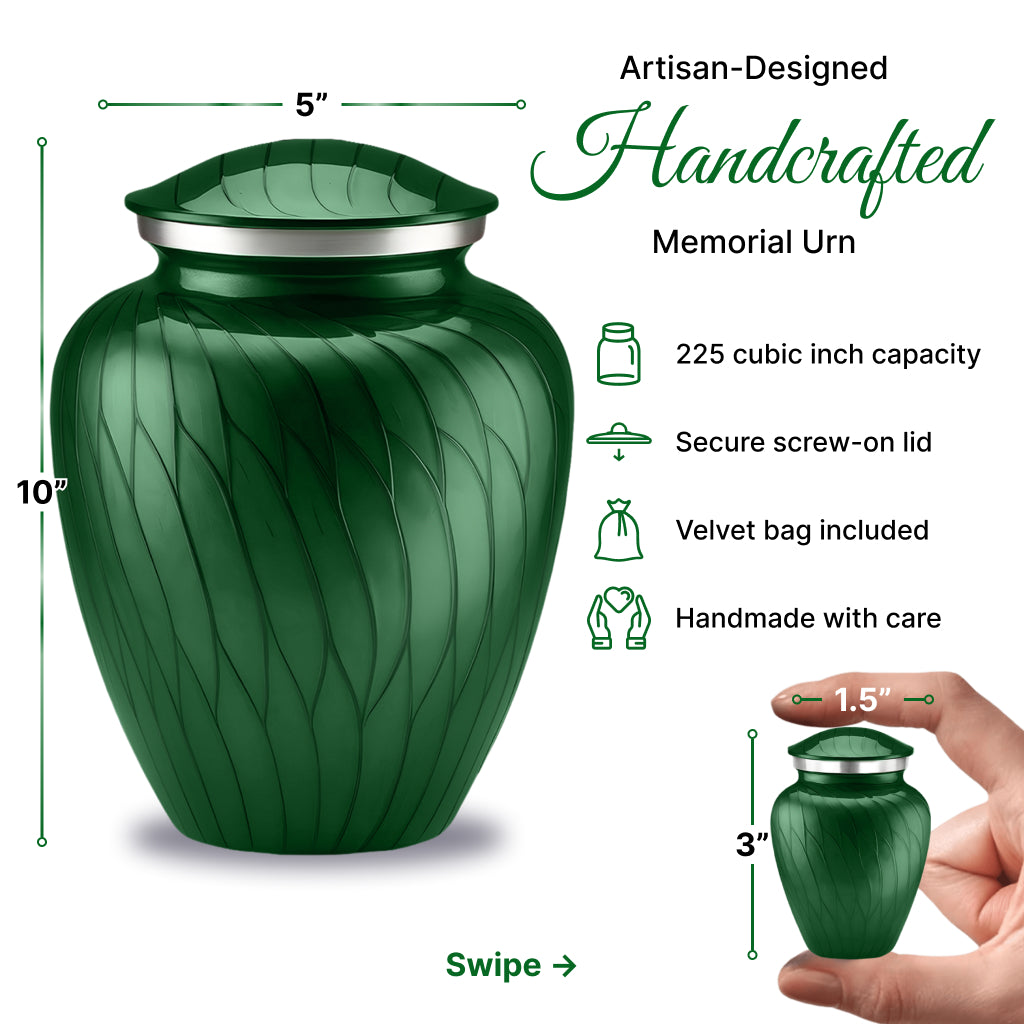 Serenity Curve Pearl Urn