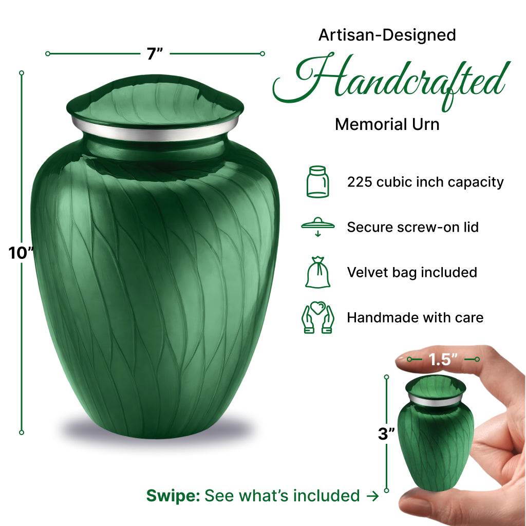 Serenity Curve Pearl Urn