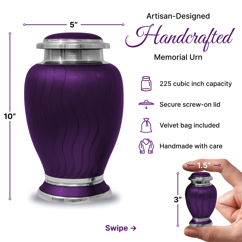 Elegant Hotep Cremation Urn
