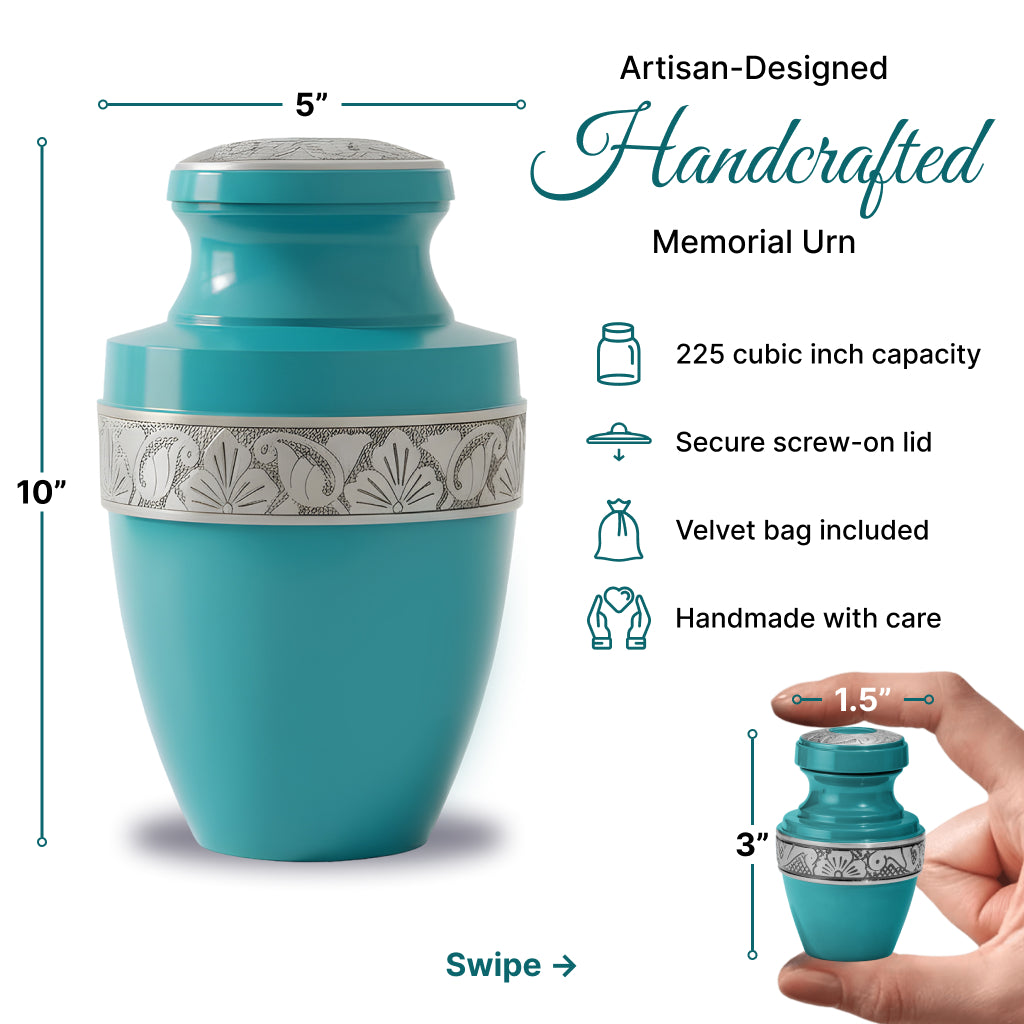 Serene Grecian Cremation Urn