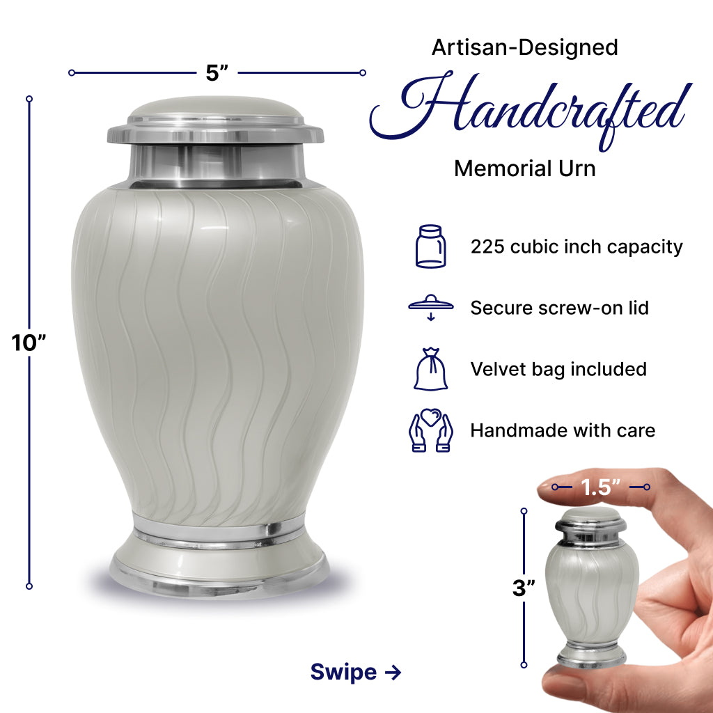 Minimalistic Hotep Cremation Urn