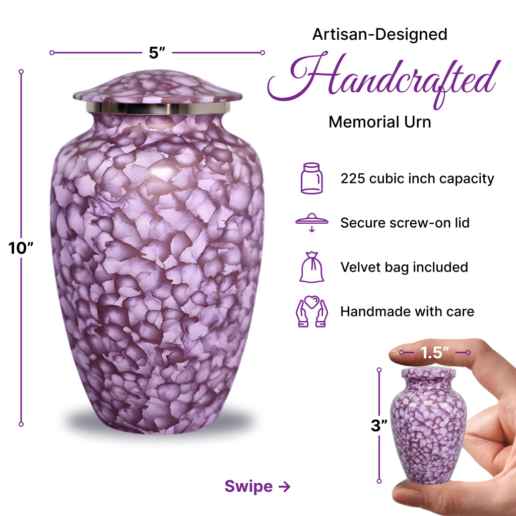Motif Cloud Cremation Urn