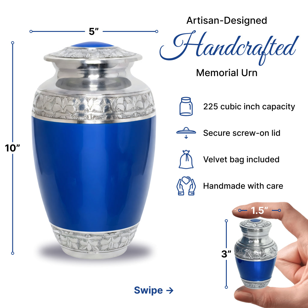 Sapphire Premium Cremation Urn