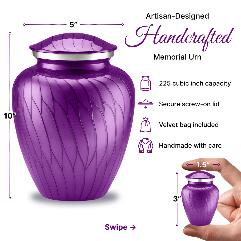 Serenity Curve Pearl Urn
