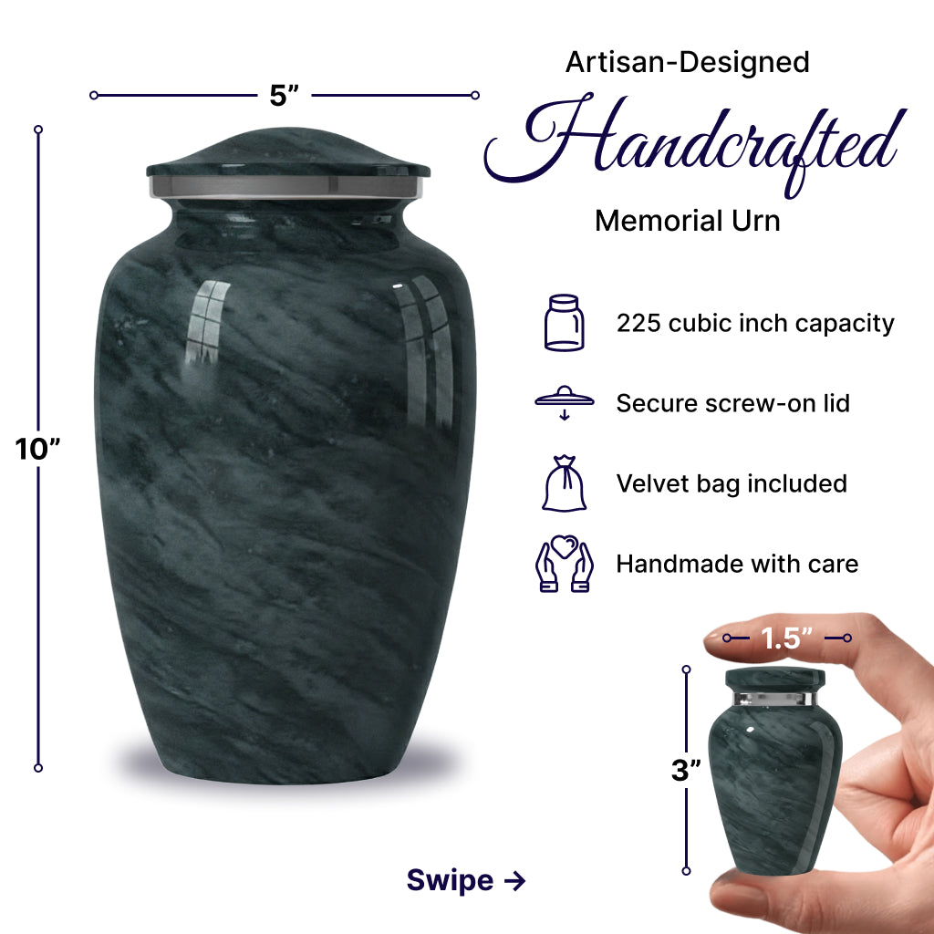 Motif Shadow Cremation Urn