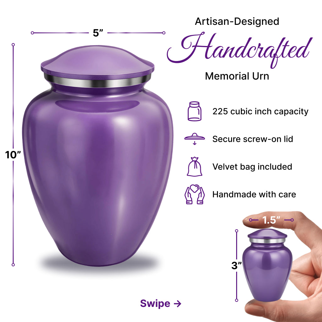 Serenity Curve Plain Urn