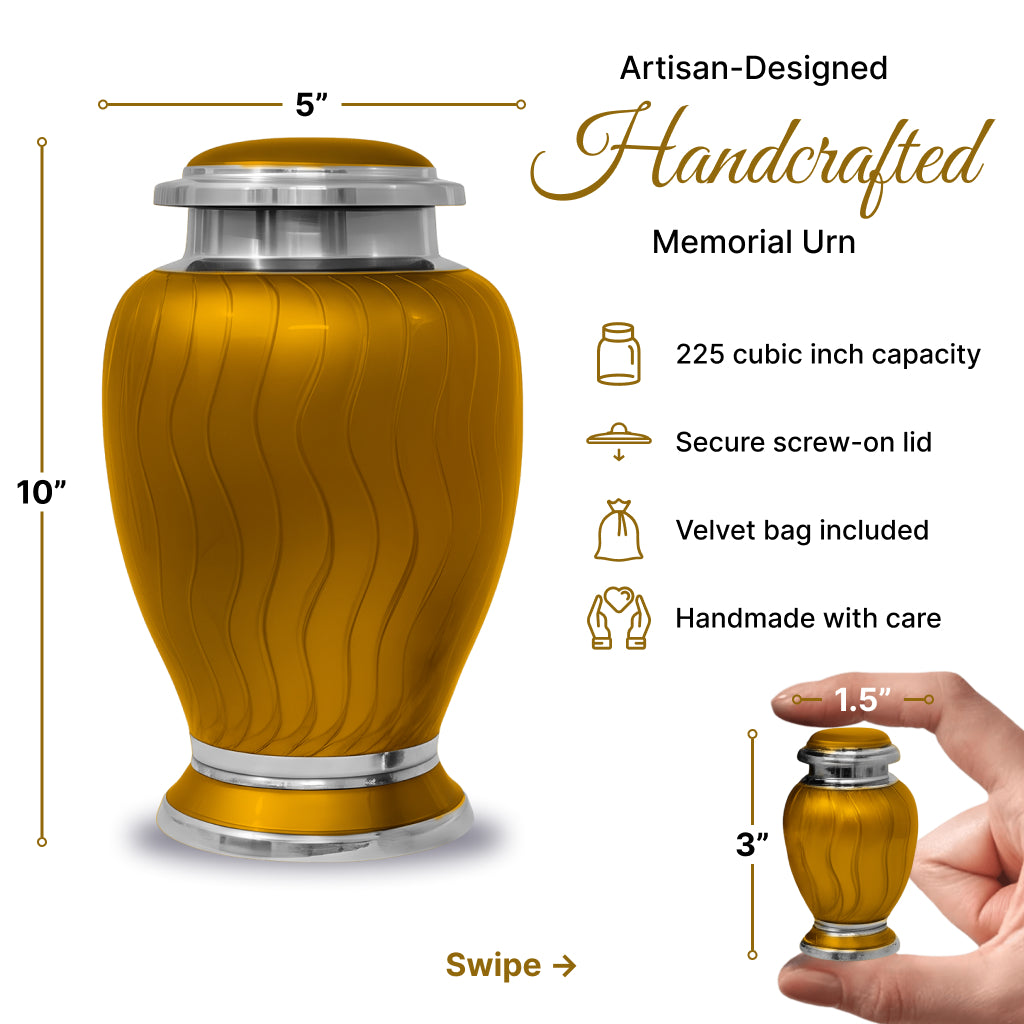 Vibrant Hotep Cremation Urn