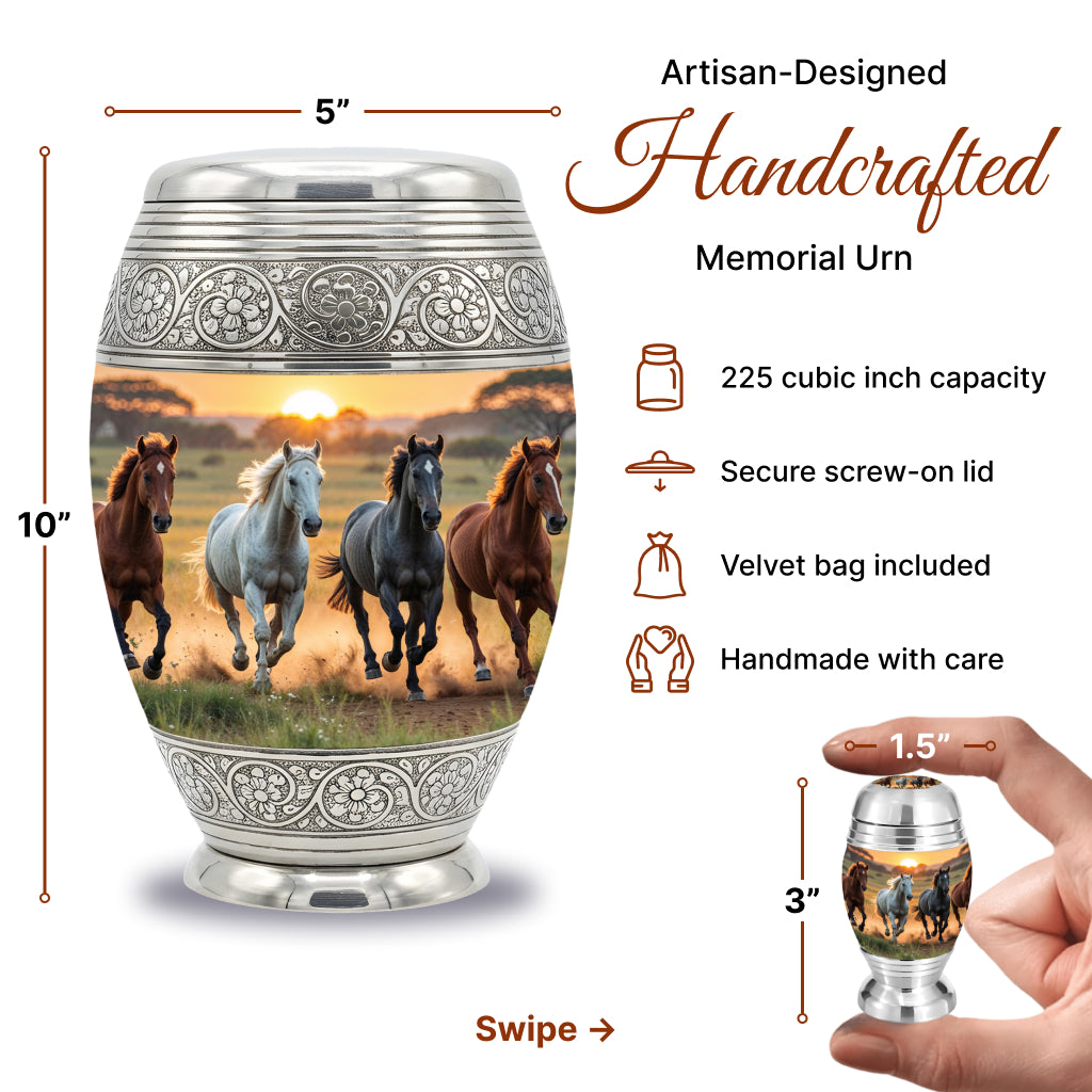 Ornate Image Urn