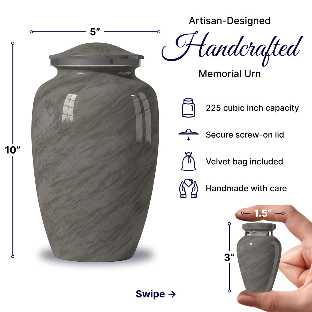 Motif Shadow Cremation Urn
