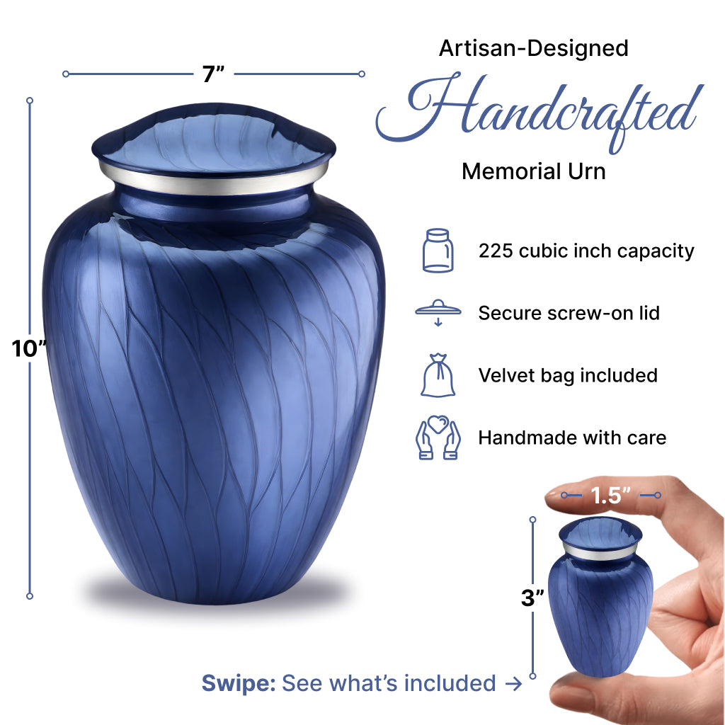 Serenity Curve Pearl Urn