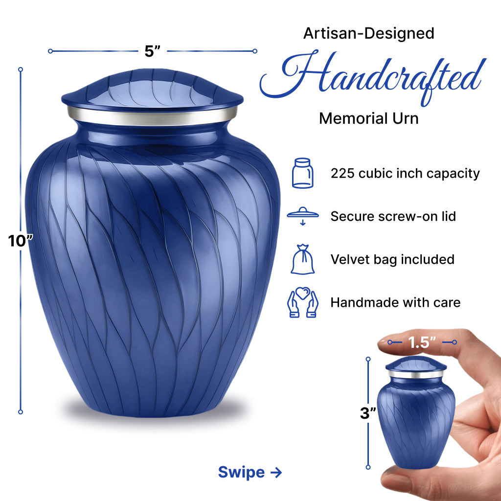 Serenity Curve Pearl Urn
