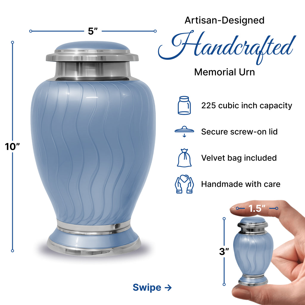 Vibrant Hotep Cremation Urn