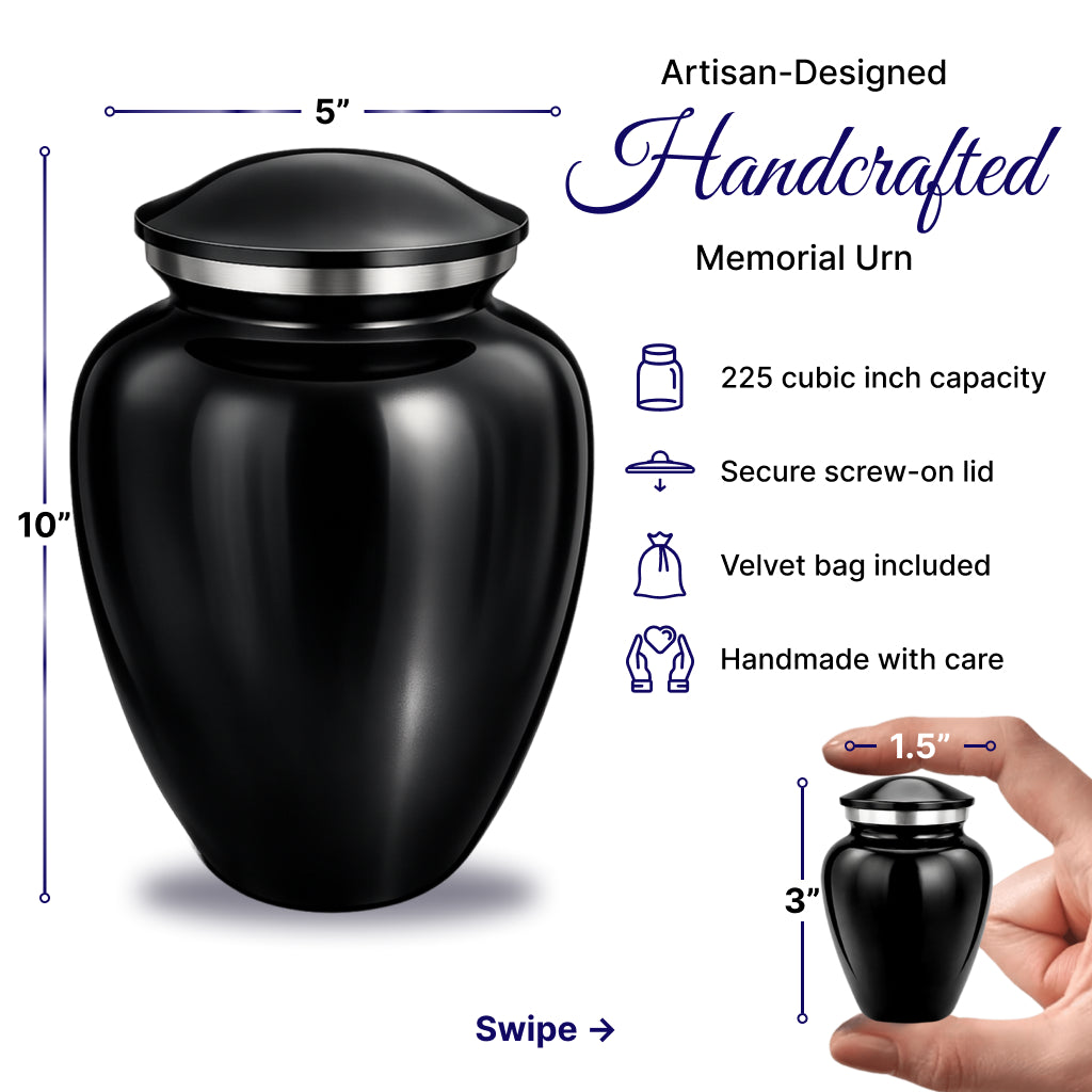 Serenity Curve Plain Urn