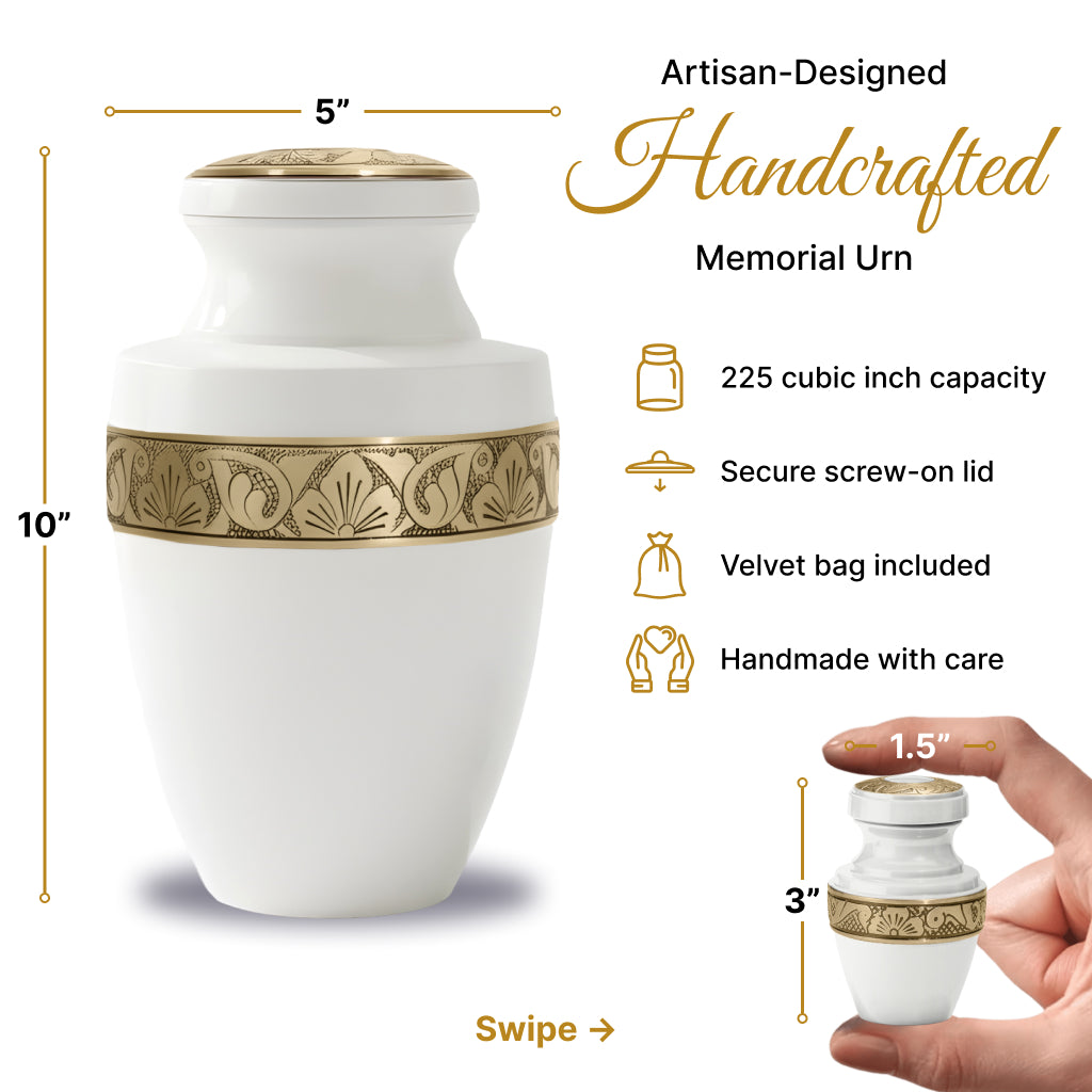 Heritage Grecian Cremation Urn