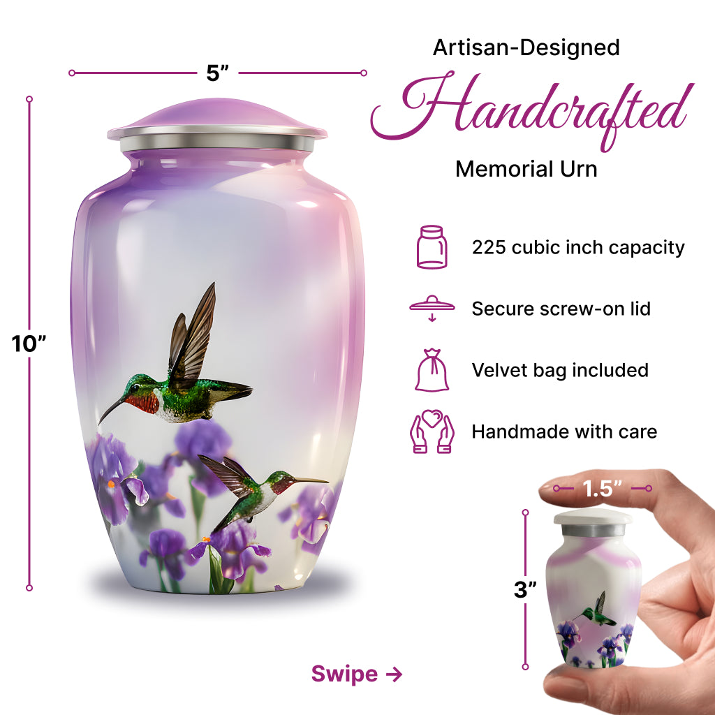 Hummingbird Image Cremation Urn