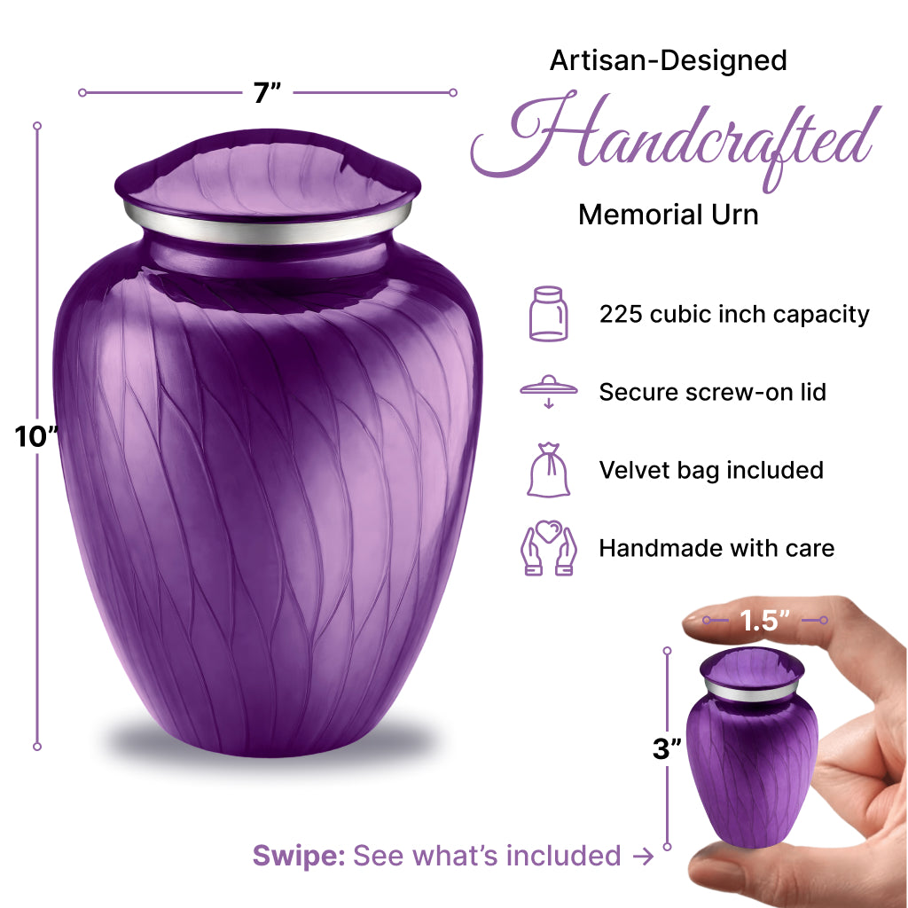 Serenity Curve Pearl Urn