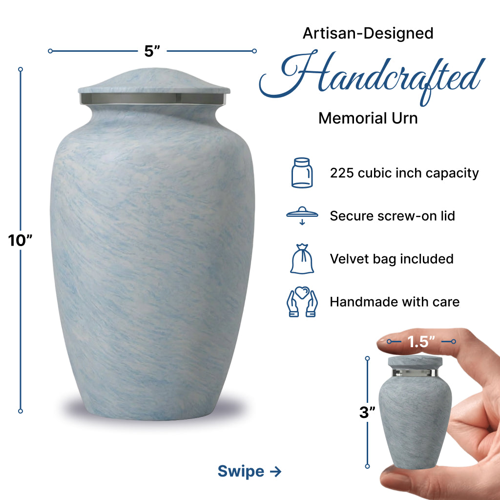 Motif Shadow Cremation Urn