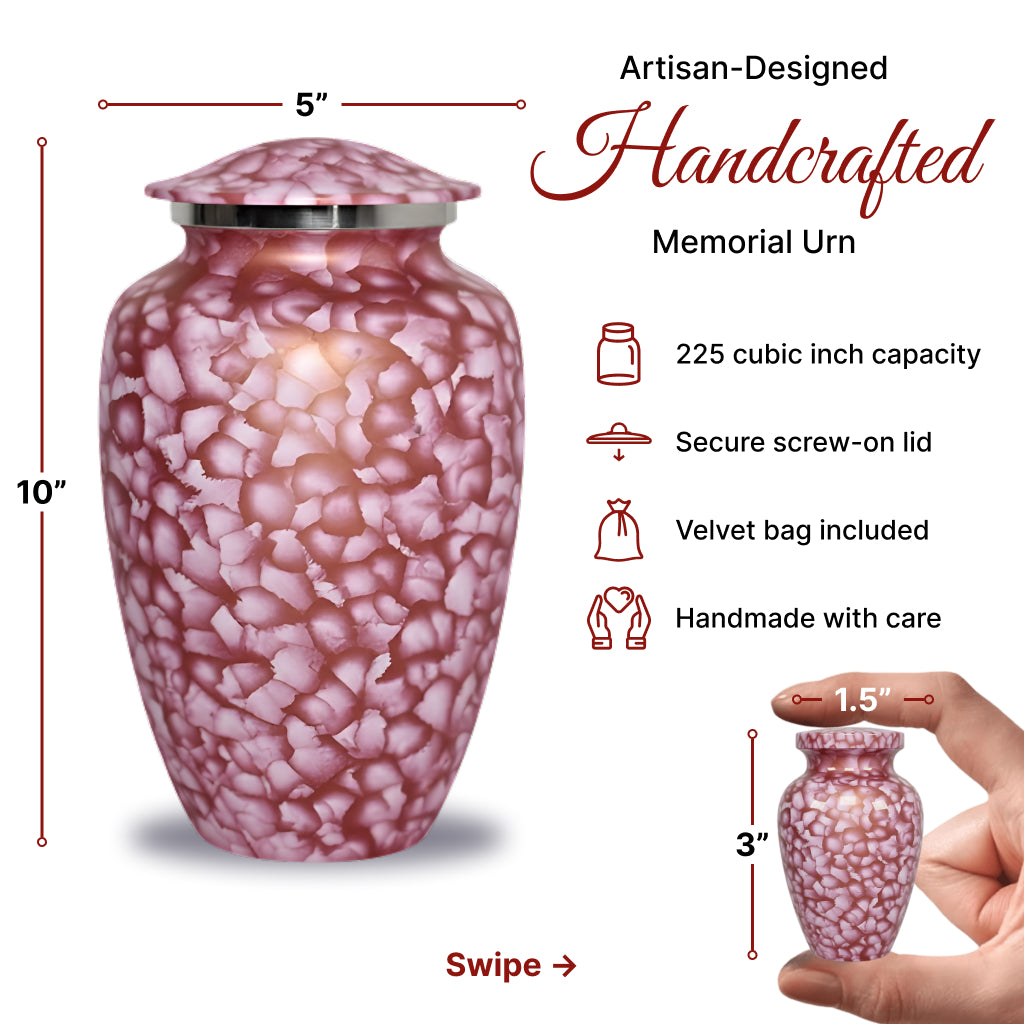 Motif Cloud Cremation Urn