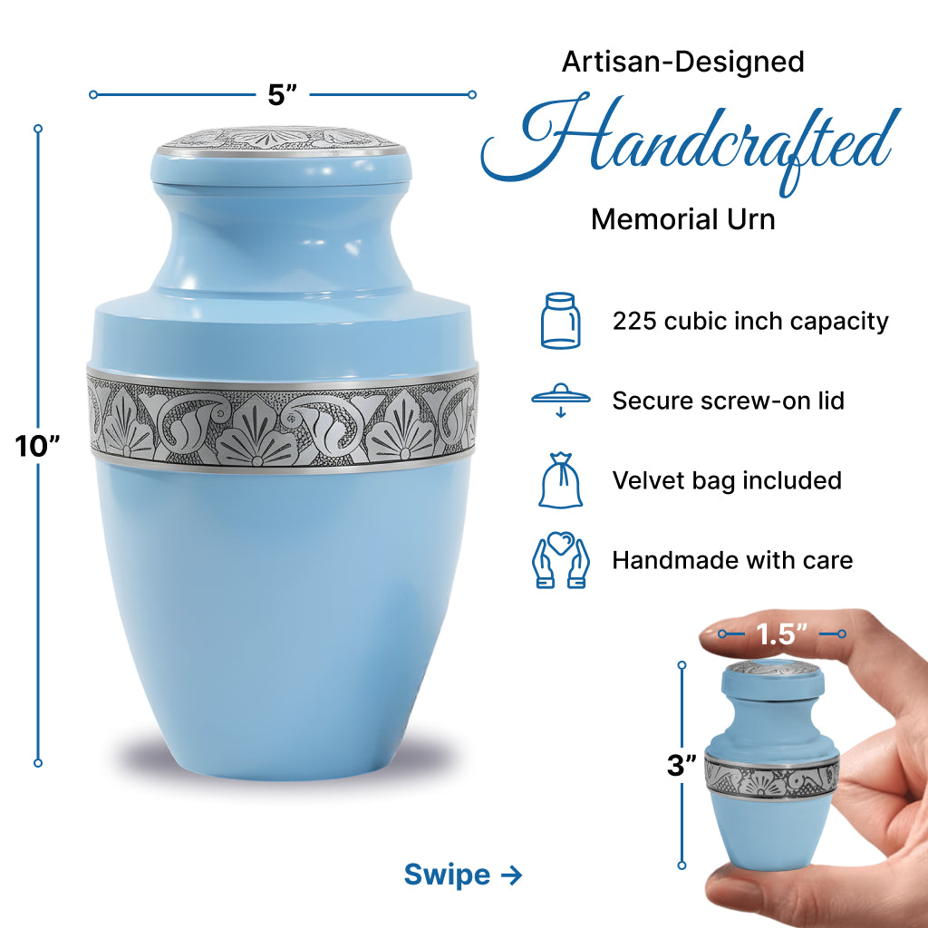 Serene Grecian Cremation Urn