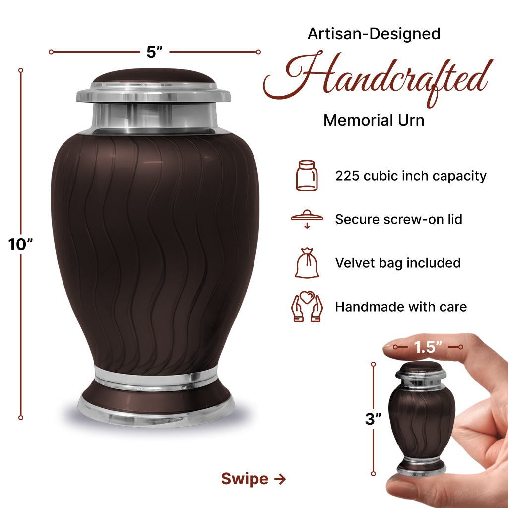 Minimalistic Hotep Cremation Urn