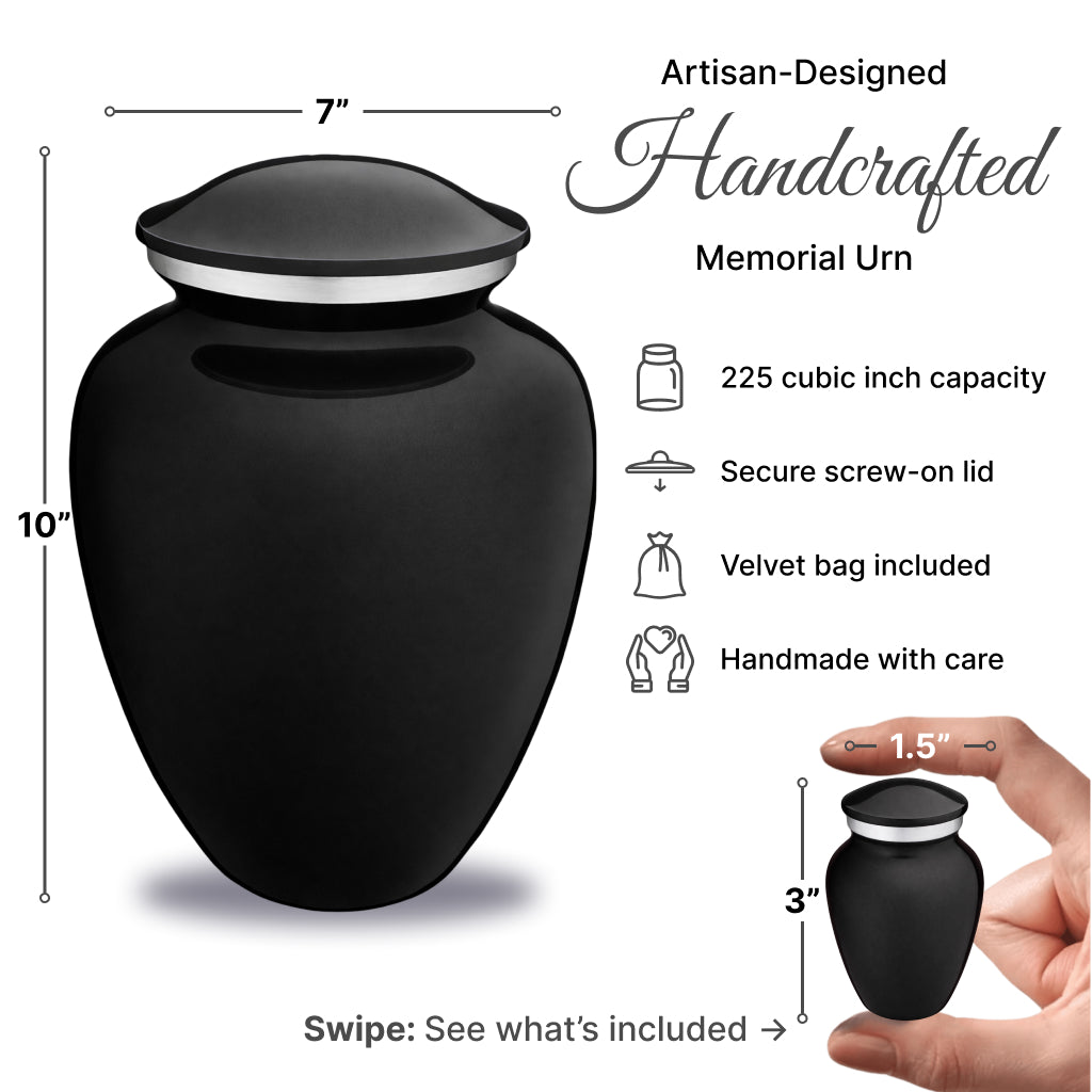 Serenity Curve Plain Urn