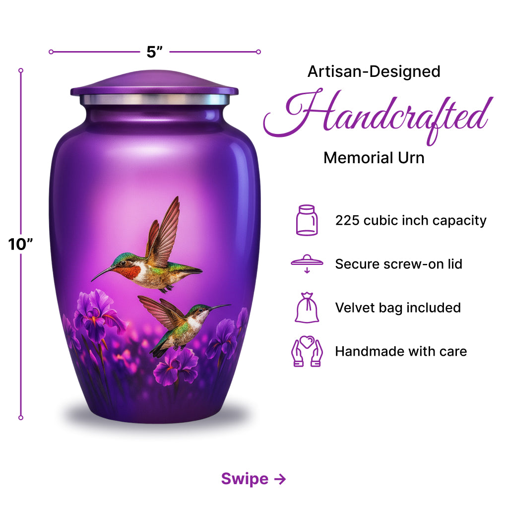 Hummingbird Image Cremation Urn