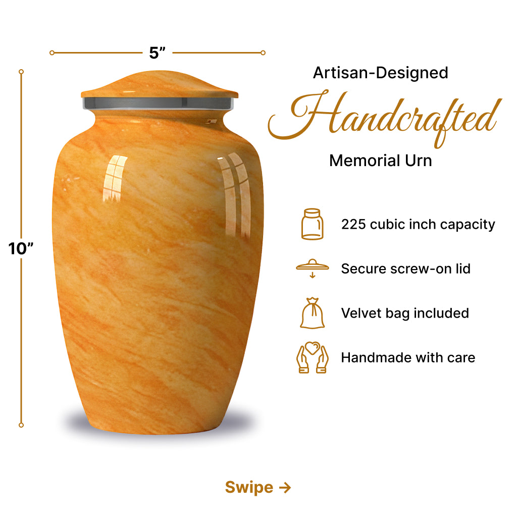 Motif Pastel Cremation Urn