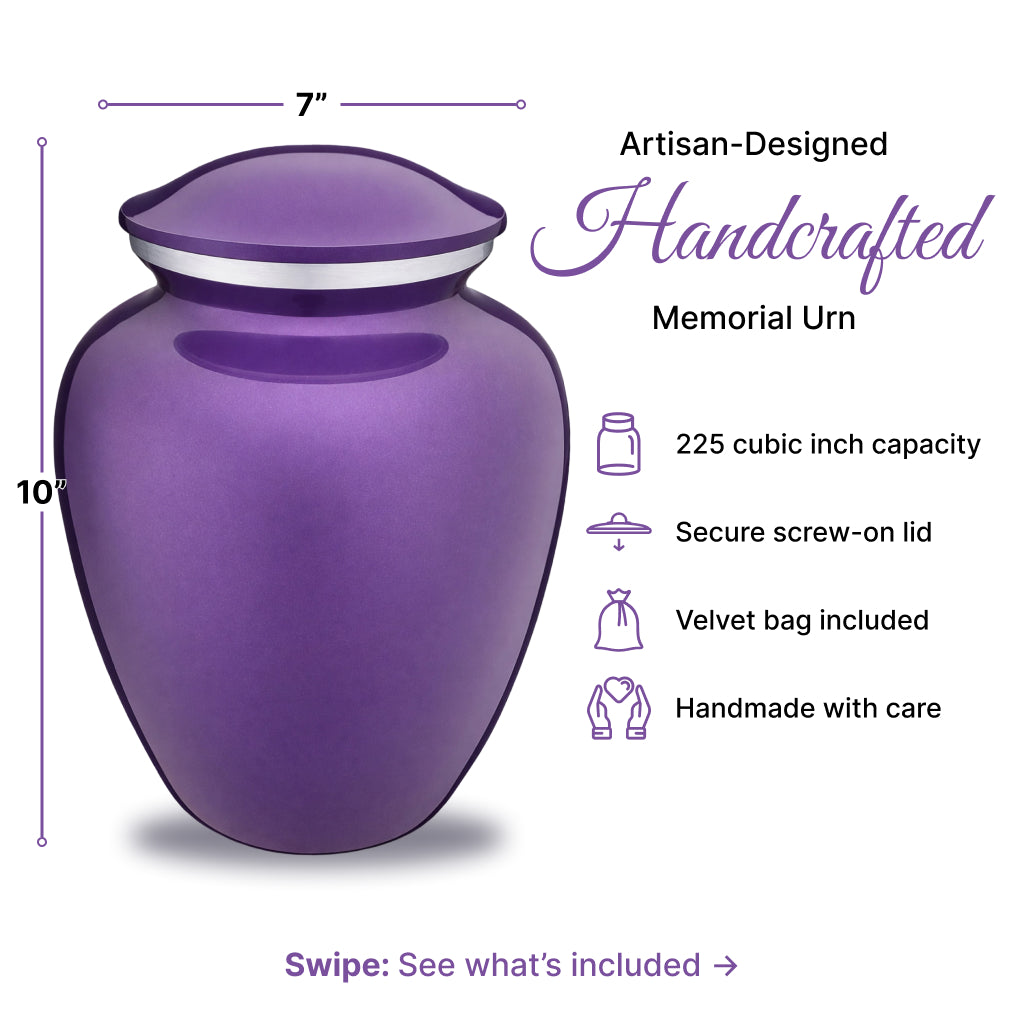 Serenity Curve Plain Urn